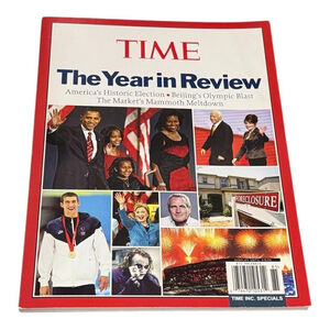 TIME Magazine The Year in Review 2008 Special Issue Softcover History Politics